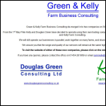 Screen shot of the Green & Kelly Farm Business Consulting website.