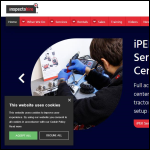 Screen shot of the Inspectahire Instrument Company Ltd website.