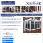 Screen shot of the Applegate Home Improvements Ltd website.