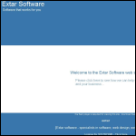Screen shot of the EXTAR Solutions website.