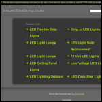 Screen shot of the Inspection Lamp website.