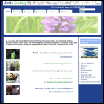 Screen shot of the Betts Ecology website.