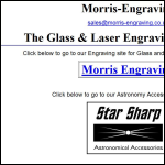 Screen shot of the Morris-Engraving website.