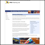 Screen shot of the PFD Flooring Ltd website.