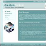 Screen shot of the Quantum Analysis website.