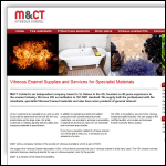 Screen shot of the M & CT Ltd website.
