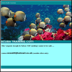 Screen shot of the Iles World of Diving website.