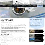 Screen shot of the Airline Maintenance World website.