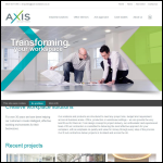 Screen shot of the Axis Scotland Ltd website.