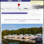 Screen shot of the Aghinver Boat Co website.