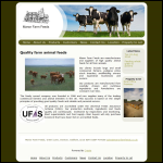 Screen shot of the Manor Farm Feeds website.