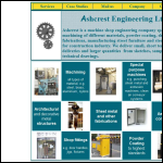 Screen shot of the Ashcrest Ltd website.