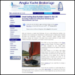 Screen shot of the Anglia Yacht Brokerage website.