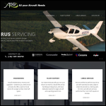 Screen shot of the Aircraft Servicing (Guernsey) Ltd website.