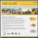 Screen shot of the Allen, Sam (Contracts) Ltd website.