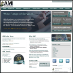 Screen shot of the AMI International website.