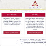 Screen shot of the Allied Mills Ltd website.