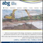 Screen shot of the ABG Ltd website.
