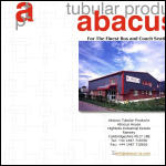 Screen shot of the Abacus Tubular Products website.