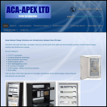 Screen shot of the ACA-Apex Ltd website.