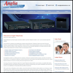 Screen shot of the Anglia Telecommunications website.