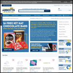 Screen shot of the Arthur C Abbott Ltd website.