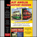 Screen shot of the Anglian Transport website.