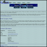 Screen shot of the Albion Shipping Agency website.