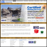 Screen shot of the AL Building Services website.