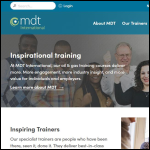 Screen shot of the MDT International website.