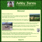 Screen shot of the Ashby Dairy website.