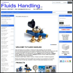 Screen shot of the I G Ashbrook Fluids Handling website.