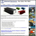 Screen shot of the Ablemail Electronics website.