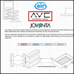 Screen shot of the Air Handling Components Ltd website.