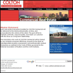 Screen shot of the Colton Commercials website.