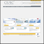 Screen shot of the Cepec Career Management Ltd website.
