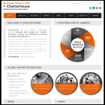 Screen shot of the Charterhouse Printing Ltd website.