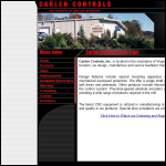 Screen shot of the Carlan Controls website.