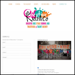 Screen shot of the The Creative Kids Co Ltd website.