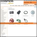 Screen shot of the Cosmos Motor Products Co website.