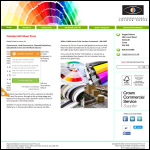 Screen shot of the Commercial Colour Press website.