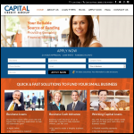 Screen shot of the Capital Cash Group website.