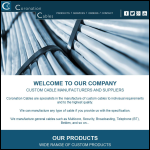 Screen shot of the Coronation Cables Ltd website.
