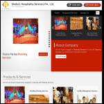 Screen shot of the Catering Paper Services Ltd website.