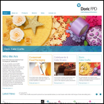 Screen shot of the Cakeboards Ltd website.