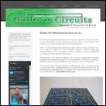 Screen shot of the Chiltern Circuits Ltd website.