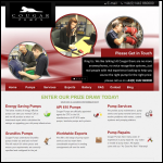 Screen shot of the Cougar Industries Ltd website.