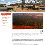 Screen shot of the Crossland Ltd website.