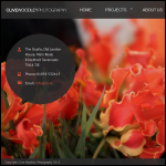Screen shot of the Clive Woodley Photography website.