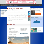 Screen shot of the Donovan, Michael & Son website.